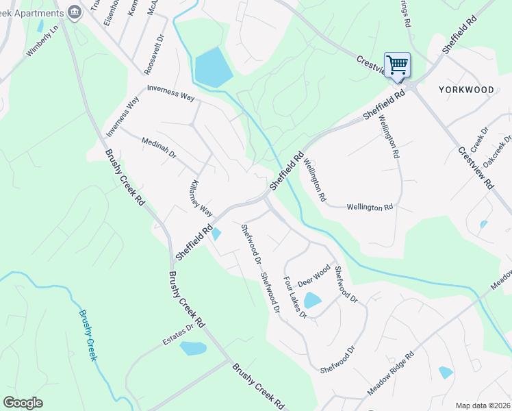 map of restaurants, bars, coffee shops, grocery stores, and more near 105 Prestwick Court in Easley
