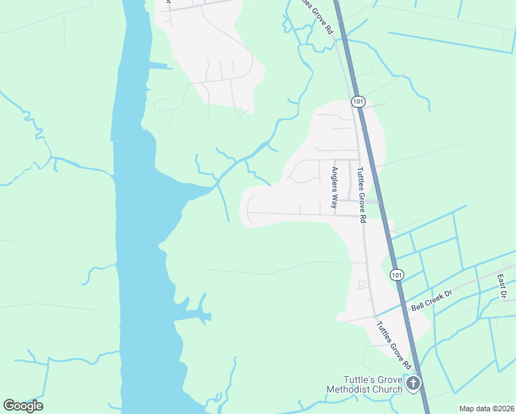 map of restaurants, bars, coffee shops, grocery stores, and more near 144 Madison Bay Drive in Beaufort