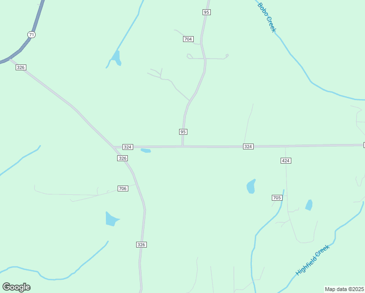 map of restaurants, bars, coffee shops, grocery stores, and more near 204 County Road 324 in Flat Rock