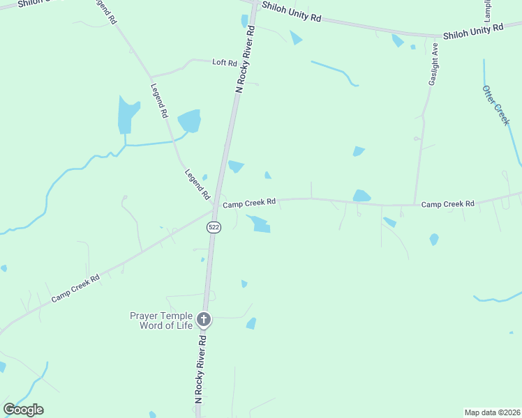 map of restaurants, bars, coffee shops, grocery stores, and more near 5054 Camp Creek Road in Lancaster