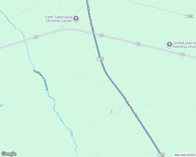 map of restaurants, bars, coffee shops, grocery stores, and more near 6663 Chicken Foot Road in Saint Pauls