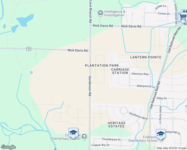 map of restaurants, bars, coffee shops, grocery stores, and more near 17262 Fieldway Circle in Harvest