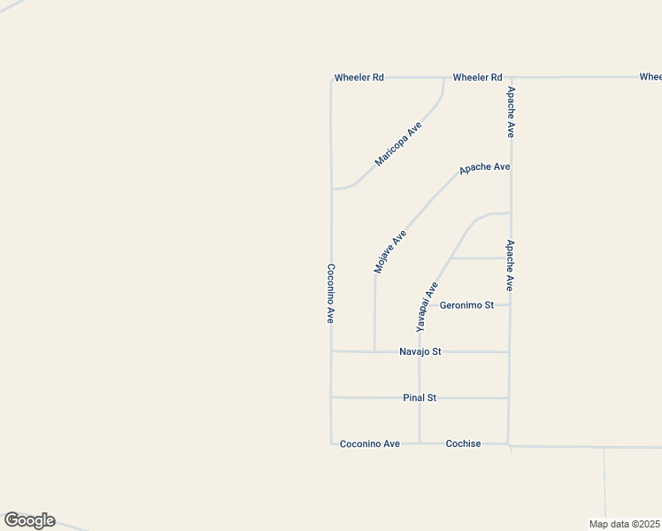 map of restaurants, bars, coffee shops, grocery stores, and more near Coconino Avenue in El Mirage