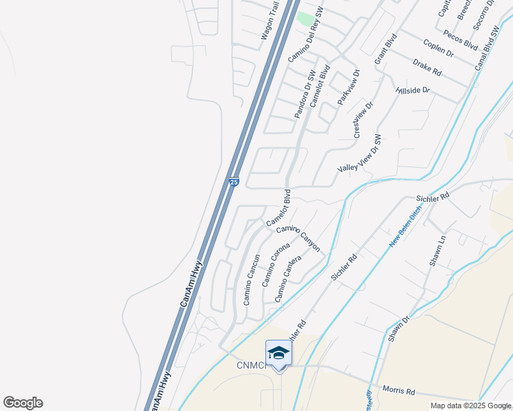 map of restaurants, bars, coffee shops, grocery stores, and more near 1921 Camino Rustica in Los Lunas