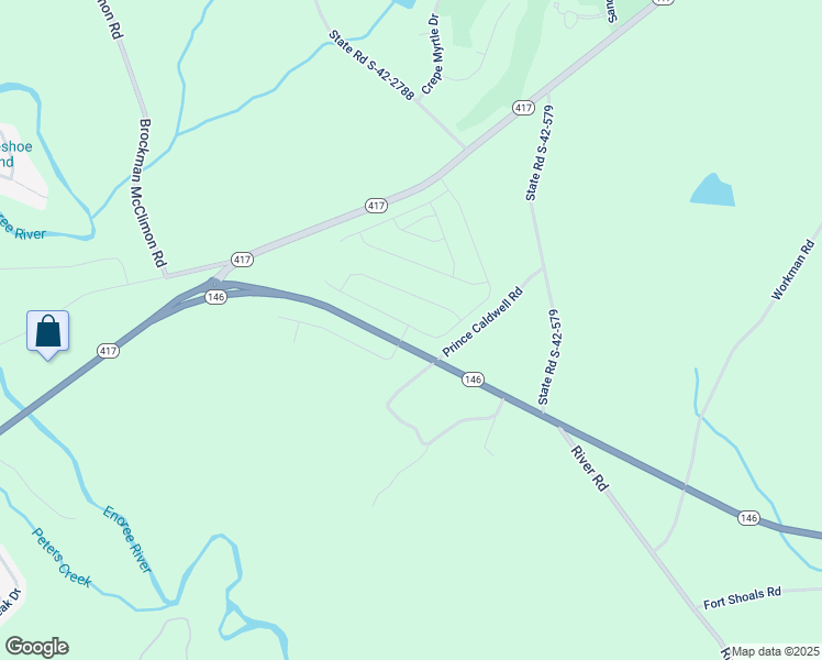 map of restaurants, bars, coffee shops, grocery stores, and more near 4026 South Carolina 146 in Woodruff