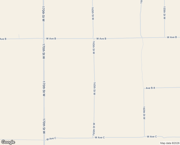 map of restaurants, bars, coffee shops, grocery stores, and more near 165th Street West in Del Sur