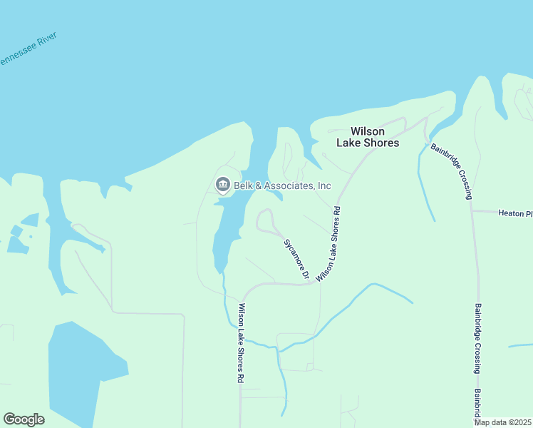 map of restaurants, bars, coffee shops, grocery stores, and more near 298-362 West Sycamore Drive in Muscle Shoals