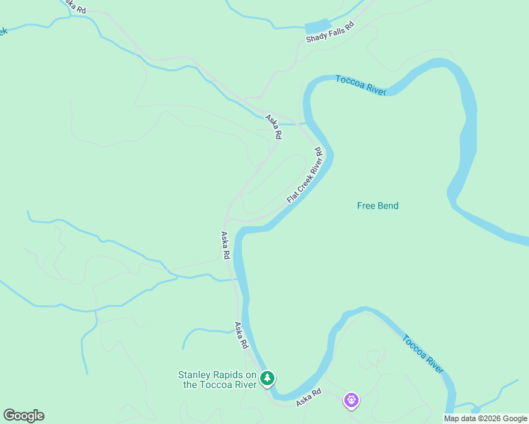 map of restaurants, bars, coffee shops, grocery stores, and more near 160-426 Flat Creek Circle in Blue Ridge