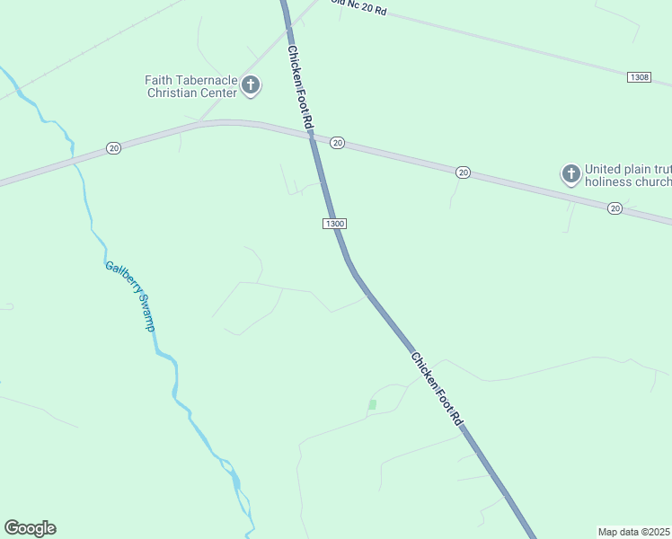 map of restaurants, bars, coffee shops, grocery stores, and more near 6695 Chicken Foot Road in Saint Pauls
