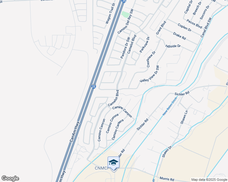 map of restaurants, bars, coffee shops, grocery stores, and more near 2009 Vista Hill West Loop in Los Lunas