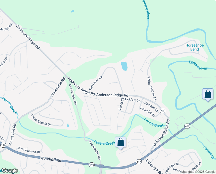 map of restaurants, bars, coffee shops, grocery stores, and more near 9 Longmont Lane in Simpsonville