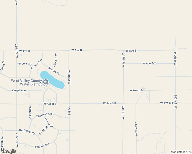 map of restaurants, bars, coffee shops, grocery stores, and more near West Avenue B8 in Los Angeles County