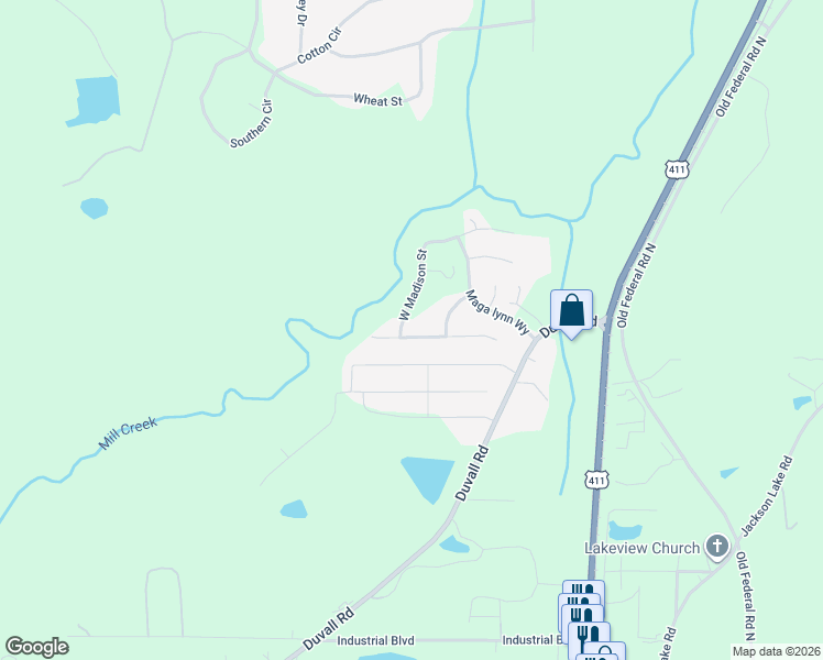 map of restaurants, bars, coffee shops, grocery stores, and more near 70 West Riley Street in Chatsworth