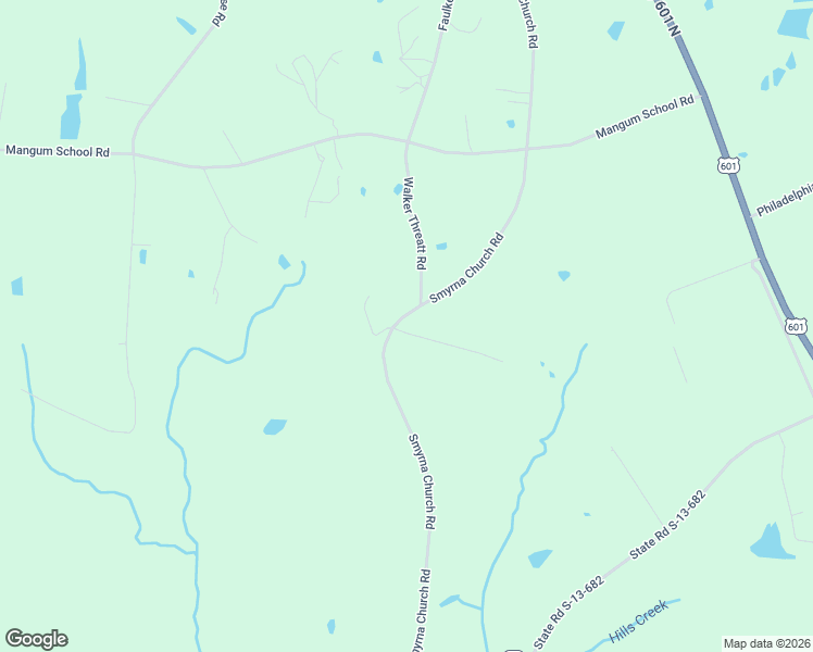 map of restaurants, bars, coffee shops, grocery stores, and more near 971 Smyrna Church Road in Pageland