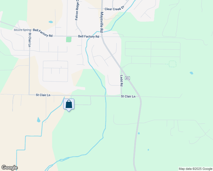 map of restaurants, bars, coffee shops, grocery stores, and more near 110 Shorewood Lane in Huntsville
