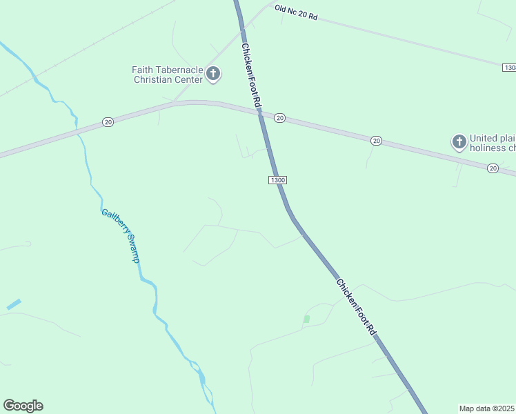map of restaurants, bars, coffee shops, grocery stores, and more near 6761 Chicken Foot Road in Saint Pauls
