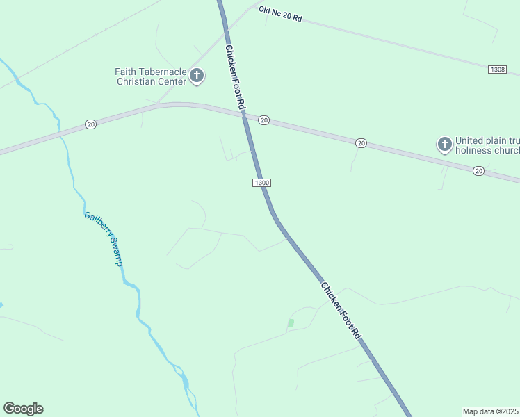 map of restaurants, bars, coffee shops, grocery stores, and more near 6723 Chicken Foot Road in Saint Pauls