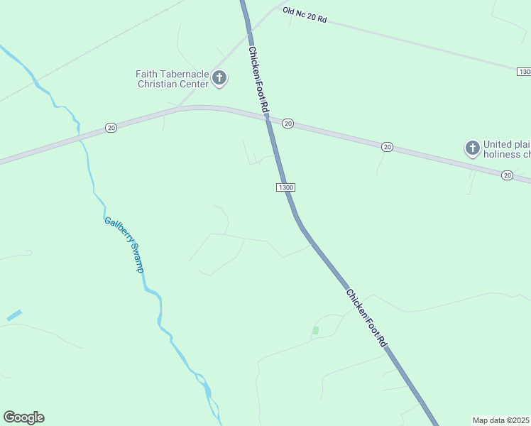 map of restaurants, bars, coffee shops, grocery stores, and more near 6761 Chicken Foot Road in Saint Pauls