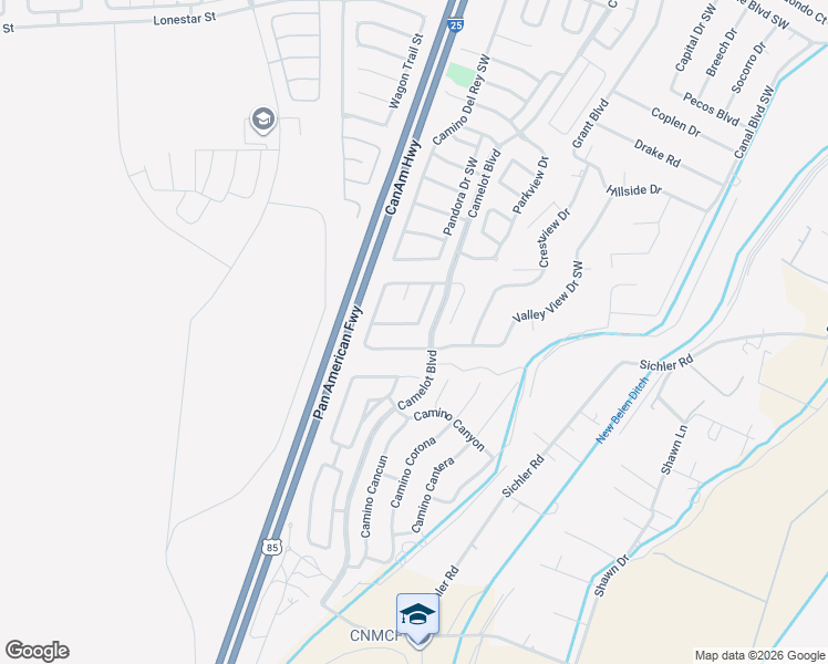map of restaurants, bars, coffee shops, grocery stores, and more near 2009 Vista Hill West Loop in Los Lunas
