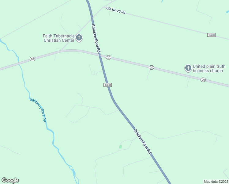 map of restaurants, bars, coffee shops, grocery stores, and more near 6748 Chicken Foot Road in Saint Pauls