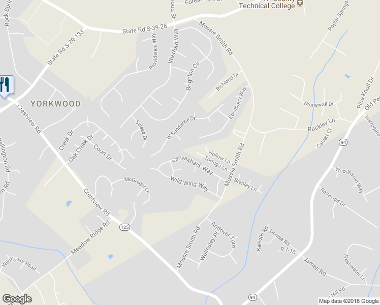 map of restaurants, bars, coffee shops, grocery stores, and more near 157 Tortuga Lane in Easley