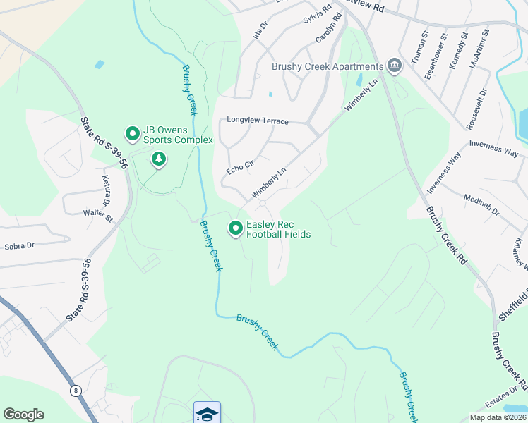 map of restaurants, bars, coffee shops, grocery stores, and more near 100 Cantle Court in Easley
