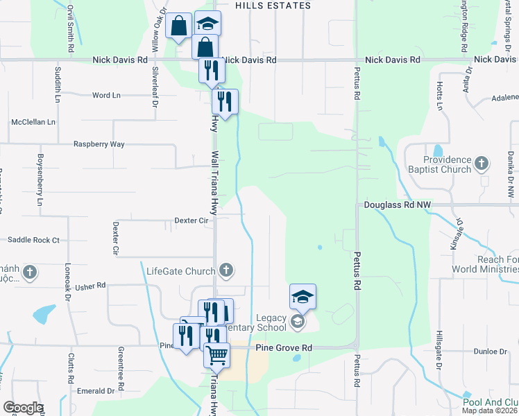 map of restaurants, bars, coffee shops, grocery stores, and more near 236 Winter Lane in Madison