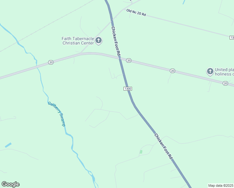 map of restaurants, bars, coffee shops, grocery stores, and more near 6815 Chicken Foot Road in Saint Pauls