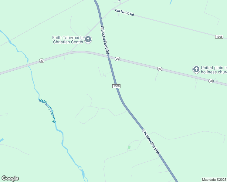 map of restaurants, bars, coffee shops, grocery stores, and more near 6775 Chicken Foot Road in Saint Pauls