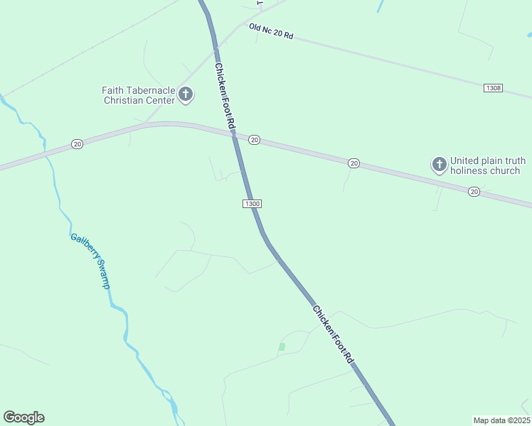map of restaurants, bars, coffee shops, grocery stores, and more near 6758 Chicken Foot Road in Saint Pauls