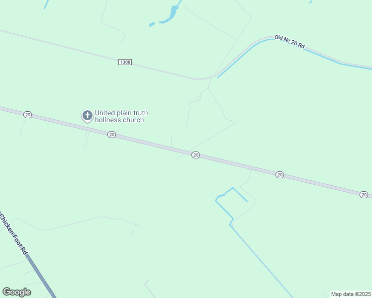 map of restaurants, bars, coffee shops, grocery stores, and more near 2300 North Carolina 20 in Saint Pauls
