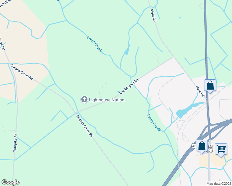 map of restaurants, bars, coffee shops, grocery stores, and more near 14865 Rea Magnet Road in Laurinburg