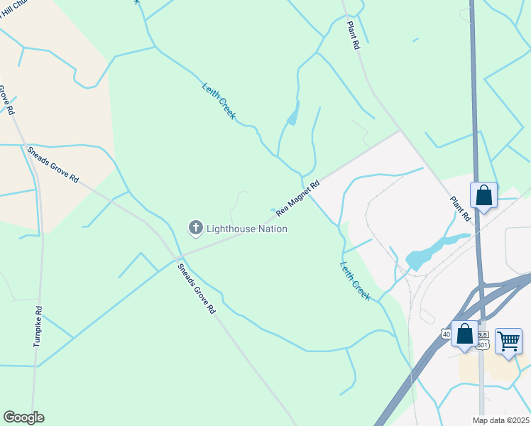 map of restaurants, bars, coffee shops, grocery stores, and more near 14865 Rea Magnet Road in Laurinburg