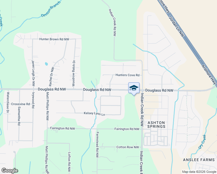 map of restaurants, bars, coffee shops, grocery stores, and more near 204 Timber Oak Road in Huntsville