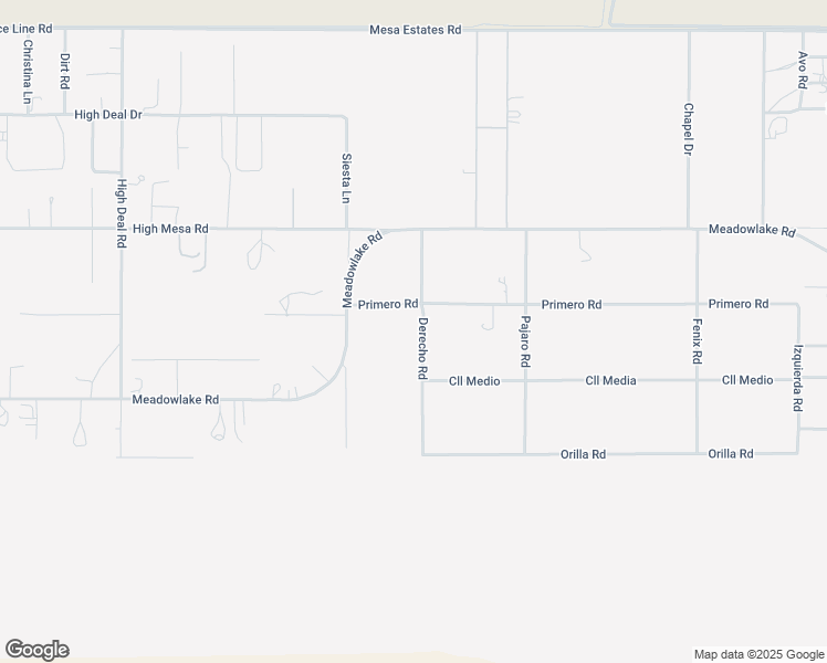 map of restaurants, bars, coffee shops, grocery stores, and more near 3 Derecho Road in Los Lunas
