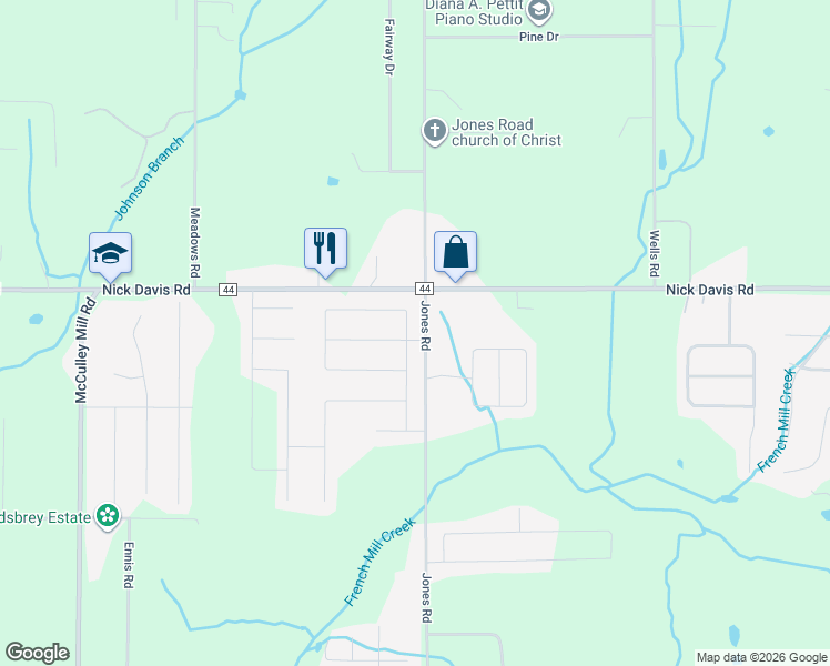 map of restaurants, bars, coffee shops, grocery stores, and more near in 