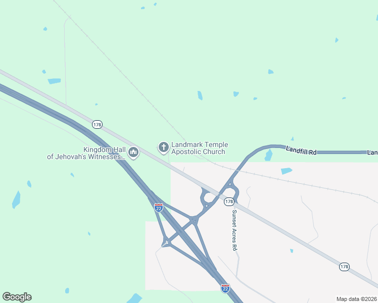 map of restaurants, bars, coffee shops, grocery stores, and more near Mahon-Station Road in Holly Springs