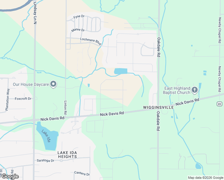 map of restaurants, bars, coffee shops, grocery stores, and more near 22820 Nick Davis Road in Athens