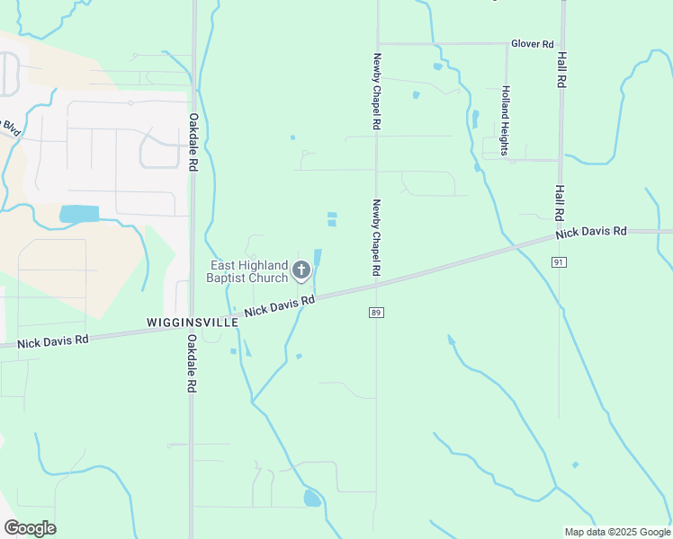 map of restaurants, bars, coffee shops, grocery stores, and more near 23399 Nick Davis Road in Athens
