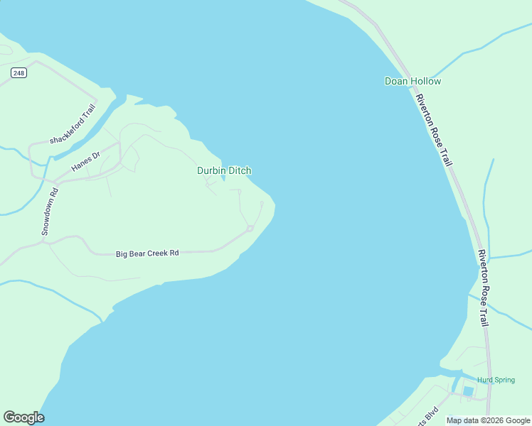 map of restaurants, bars, coffee shops, grocery stores, and more near Big Bear Creek Road in Iuka