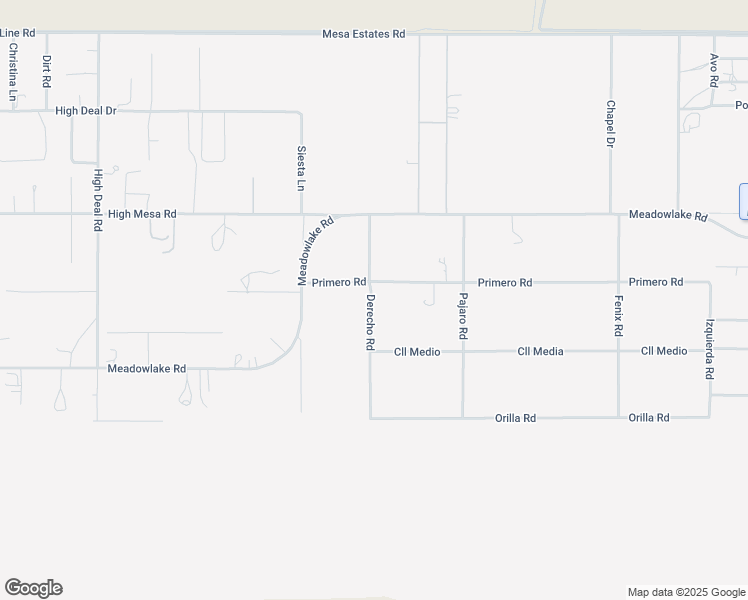 map of restaurants, bars, coffee shops, grocery stores, and more near 3 Derecho Road in Los Lunas