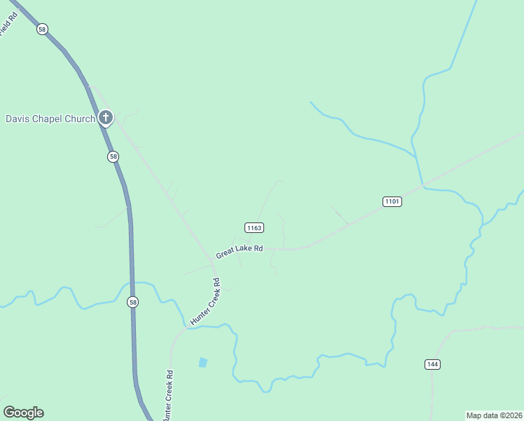 map of restaurants, bars, coffee shops, grocery stores, and more near Hill Road in Jones County