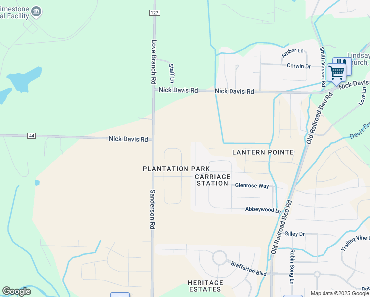map of restaurants, bars, coffee shops, grocery stores, and more near 17090 Fieldway Circle in Harvest