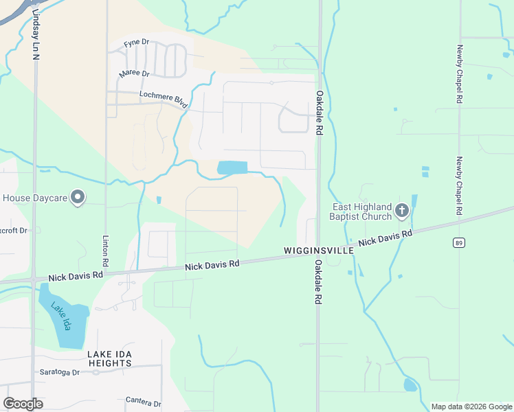 map of restaurants, bars, coffee shops, grocery stores, and more near 22820 Nick Davis Road in Athens