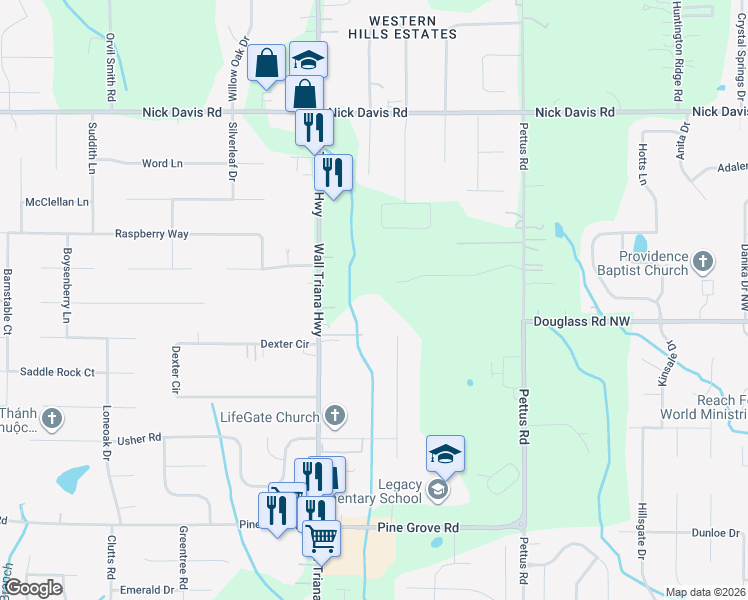 map of restaurants, bars, coffee shops, grocery stores, and more near 236 Winter Lane in Madison