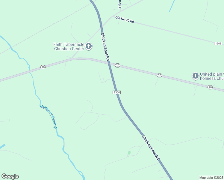 map of restaurants, bars, coffee shops, grocery stores, and more near 6829 Chicken Foot Road in Saint Pauls
