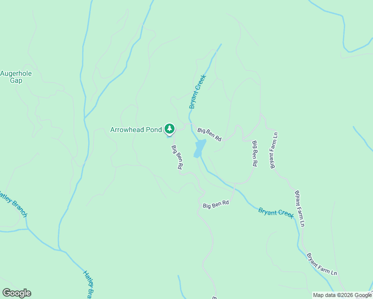 map of restaurants, bars, coffee shops, grocery stores, and more near Big Ben Road in Ellijay