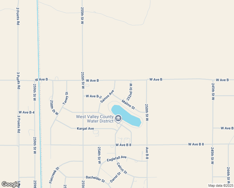 map of restaurants, bars, coffee shops, grocery stores, and more near 25253 Malmo Street in Lancaster