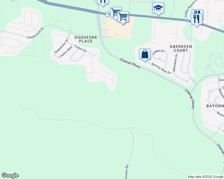map of restaurants, bars, coffee shops, grocery stores, and more near 3 Arles Drive in Little Rock