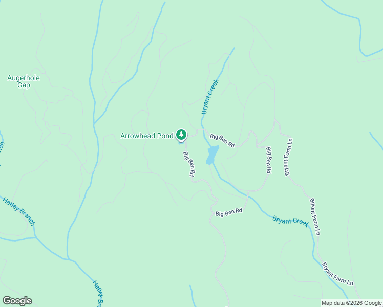 map of restaurants, bars, coffee shops, grocery stores, and more near Big Ben Road in Ellijay